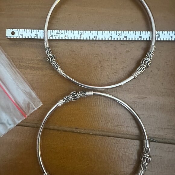 NWT Novica Sterling Silver Bangles - See Sizes! - Picture 7 of 10